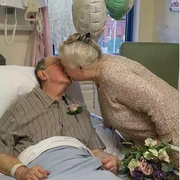 79-year-old terminally ill man marries girlfriend after 59 years together